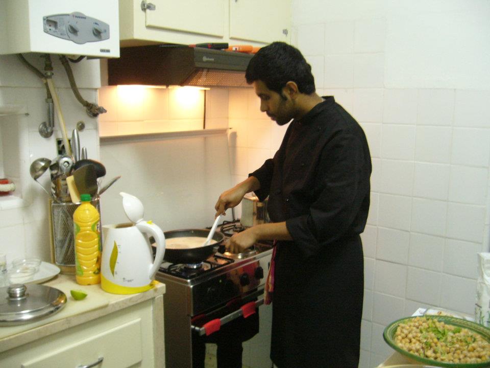 Vegetarian Indian food workshop held on 6th February 2012